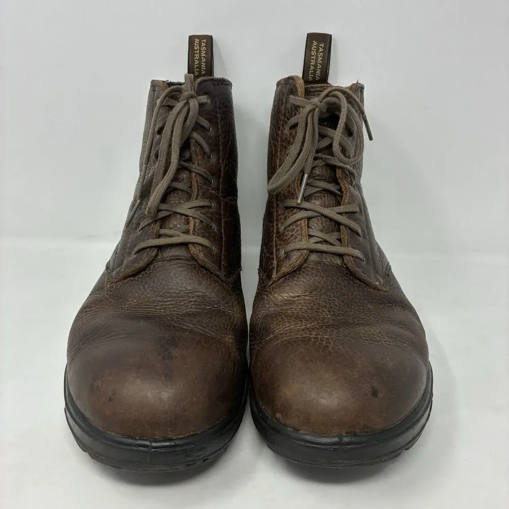 Blundstone Lace-Up Boots #1454 Brown Tumble Mens AU 9 US 9.5 *Read Description*